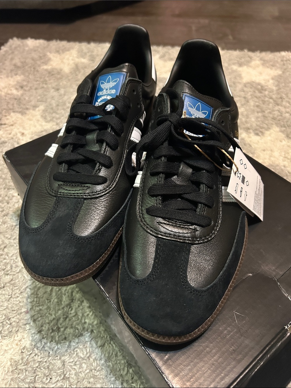 adidas Brand New Black Samba Shoes SIZE 11